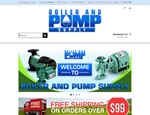 Tablet Screenshot of boilerandpumpsupply.com